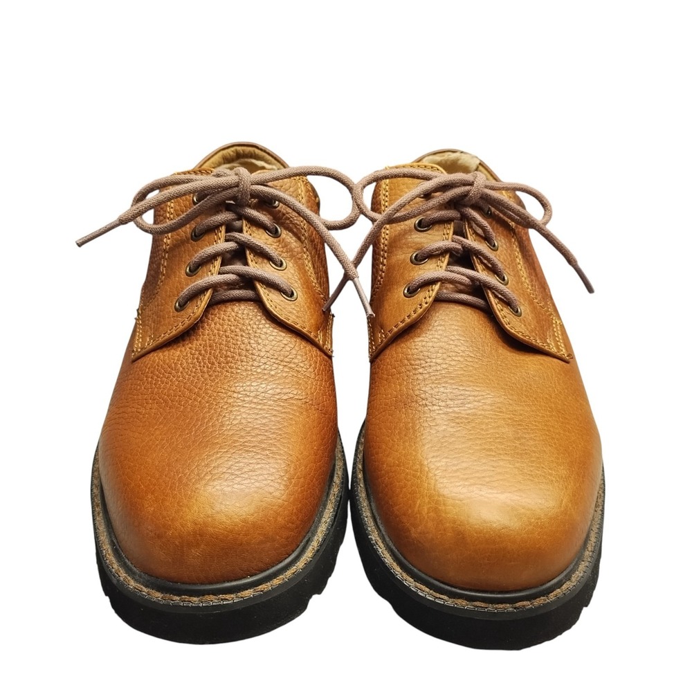 Jarman Oxford‎ Shoes Mens US 11 Brown Leather Oil Resistant Lace Up MNJR4320009